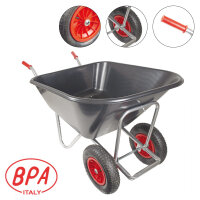 BPA Großmuldenkarre Zweirad Schubkarre Stall...