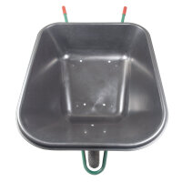 BPA Großmuldenkarre Schubkarre Agrarkarre Hofkarre Futterkarre Stall 1-Rad 240l