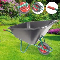 BPA Großmuldenkarre Schubkarre Agrarkarre Hofkarre Futterkarre Stall 1-Rad 240l
