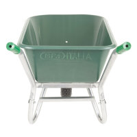 BPA Schubkarre Bauschubkarre Gartenkarre 100l PU-Mulde grün Luftrad *Gebraucht*