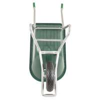 BPA Schubkarre Bauschubkarre Gartenkarre 100l PU-Mulde grün Luftrad *Gebraucht*