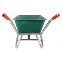 BPA Schubkarre 100l PP Mulde Rahmen verzinkt Vollgummirad Winter geeignet *2.WAHL*