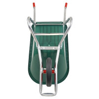 BPA Schubkarre 100l PP Mulde Rahmen verzinkt Vollgummirad Winter geeignet *2.WAHL*
