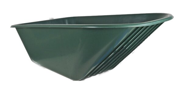 BPA Ersatzmulde Schubkarre 100L | Kunststoff PP | Grün | Langlebig