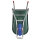 BPA Schubkarre pannensicher Vollgummirad Bauschubkarre Gartenkarre 100l PP Mulde