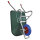 BPA Schubkarre pannensicher Vollgummirad Bauschubkarre Gartenkarre 100l PP Mulde
