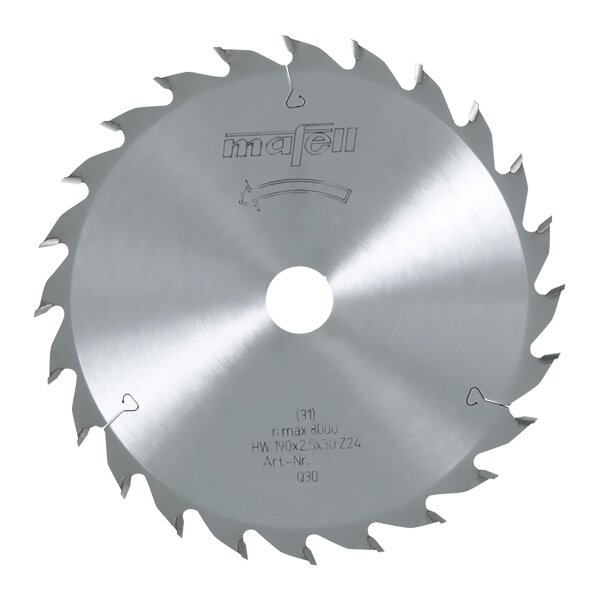MAFELL Hartmetall Sägeblatt HM 168 x 1,2/1,8 x 20 mm - 24 Zähne - Ersatzblatt