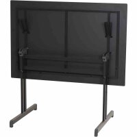 ALCO Gastrotisch 120x80 cm, anthrazit/anthrazit Stahlgestesll / Compac Platte