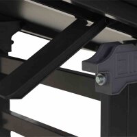 ALCO Gastrotisch 120x80 cm, anthrazit/anthrazit Stahlgestesll / Compac Platte