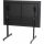 ALCO Gastrotisch 120x80 cm, anthrazit/anthrazit Stahlgestesll / Compac Platte