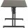 ALCO Gastrotisch 120x80 cm, anthrazit/anthrazit Stahlgestesll / Compac Platte