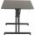 ALCO Gastrotisch 120x80 cm, anthrazit/anthrazit Stahlgestesll / Compac Platte