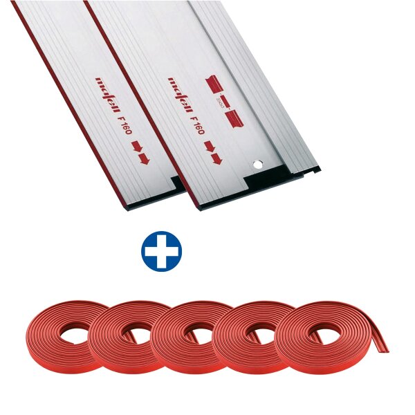 MAFELL Aktionpaket 2x Führungsschiene F 160 160 cm + 5 Spannreissschutz 340 cm