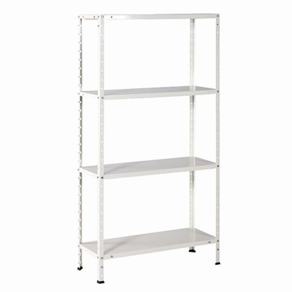 IRONSIDE 100363/SOLID50 Promo-Schraubregal weiß 150 x 75 x 30 cm