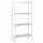 IRONSIDE 100363/SOLID50 Promo-Schraubregal weiß 150 x 75 x 30 cm