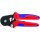 KNIPEX 0304849 Kerbzange, mechanisch, Aderendhülsen, 0,08-6mm², AWG0-20, Kerbung