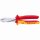 KNIPEX 0304195 Seitenschneider, 250mm, Schutzisoliert 1000V, Isoliert, VDE geprüft, Kraftseitenschneider