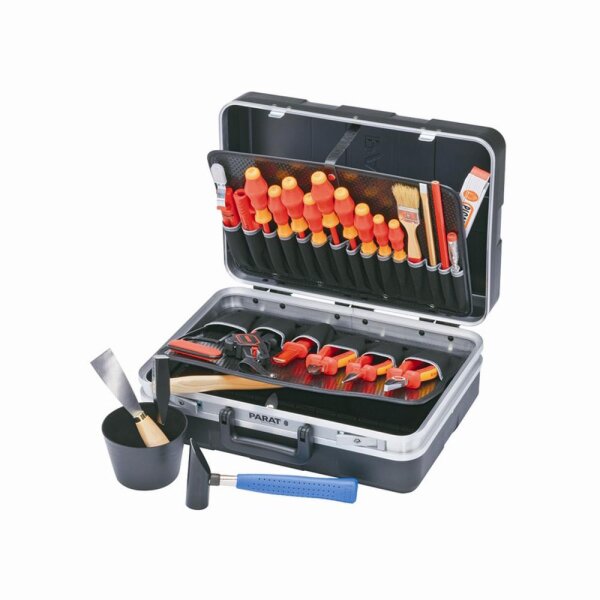 KNIPEX 0306006 PARAT Werkzeugkoffer aus ABS mit Aluminiumrahmen, sehr stabil und robust,