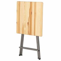 H.G. 101735 Stehtisch  80x80 cm Kiefernholz
