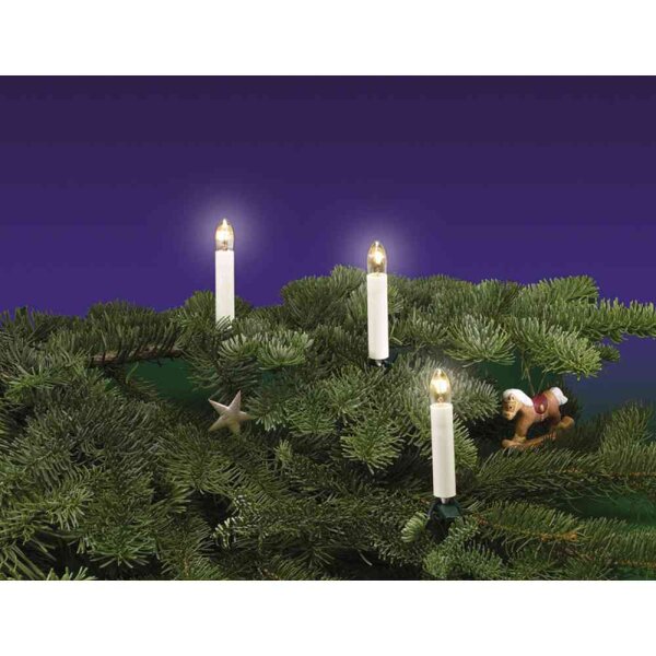 ROTPFEIL LED-Lichterkette 30-er Innen Toplampen, klar weiß