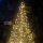 FHS LED-Tannenbaum Galaxy halbrund 400 cm 320 warmweiße LED, zur Wandbefestigung