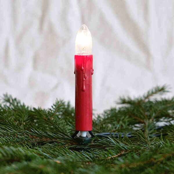 ROTPFEIL Top-Lichterkette 15-teilig klar, geriffelt, 16 V/3 W