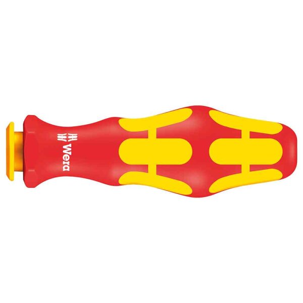 WERA 0510435 Griff: isolierter, ergonomischer VDE Kraftform Griff mit Abrollschutz,