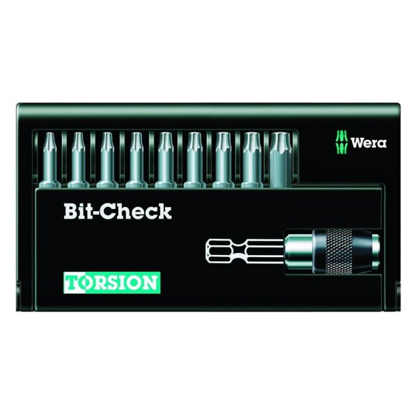 WERA 0503380 Antrieb: 6,35mm (1/4)-Sechskant, DIN 3126-C, 6,3 (ISO 11736), Bits in 25 mm Länge