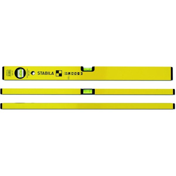 STABILA 1702288 Wasserwaage, Aluminium, 1000mm, 2Lib