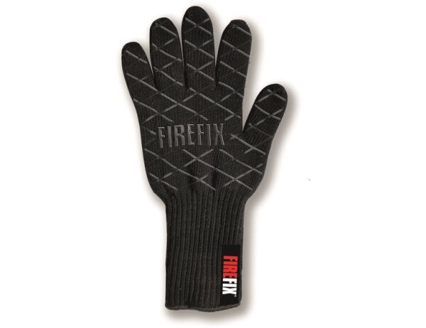 FIREFIX Hitzehandschuh 5 Finger schwarz mit Amarit