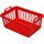 LOCKWEILER Wäschekorb eckig 80 l, 80 cm, rot