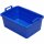 LOCKWEILER Wanne eckig 62 cm/45 l blau hochstehende Griffe
