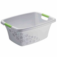 ROTHO Wanne Flowers 50 l grau 65,1 x 48,6 x 26,2 cm