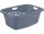 ROTHO Wäschekorb 50 l FLOWERS horizon blue