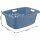 ROTHO Wäschekorb 50 l FLOWERS horizon blue