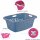 ROTHO Wäschekorb 50 l FLOWERS horizon blue