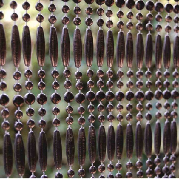 CASA Türvorhang Fréjus 1 90 x 210 cm Fliegenvorhang braun-transparent