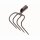 VICTORIA Dunghacke 4 Zinken ohne Stiel Maße: 21x20 cm, mit Dülle