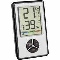 TFA DOSTMANN Thermo-Hygrometer digital silber
