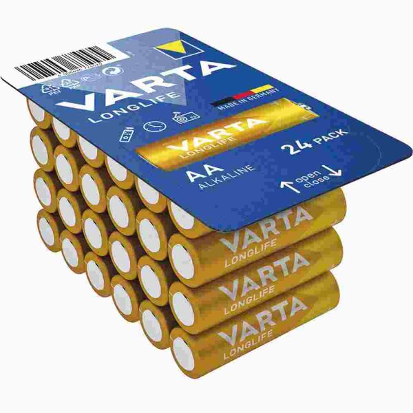VARTA Batterie Mignon AA >Bo24< Longlife 1,5V LR6 AL-MN