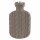SÄNGER Wärmflasche 2,0 l Stein Strickbezug aus Baumwolle