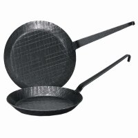 TURK Pfanne 28 cm schmiedeeisen Henkel geschmiedet