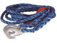 CARTREND Abschleppseil 2,5 t Schnellverschl. Blau