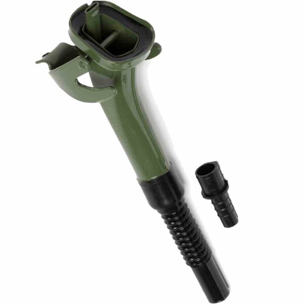 HÜNERSDORFF 434801 Auslaufrohr flex. 5-20 L für Metallkanister, grün