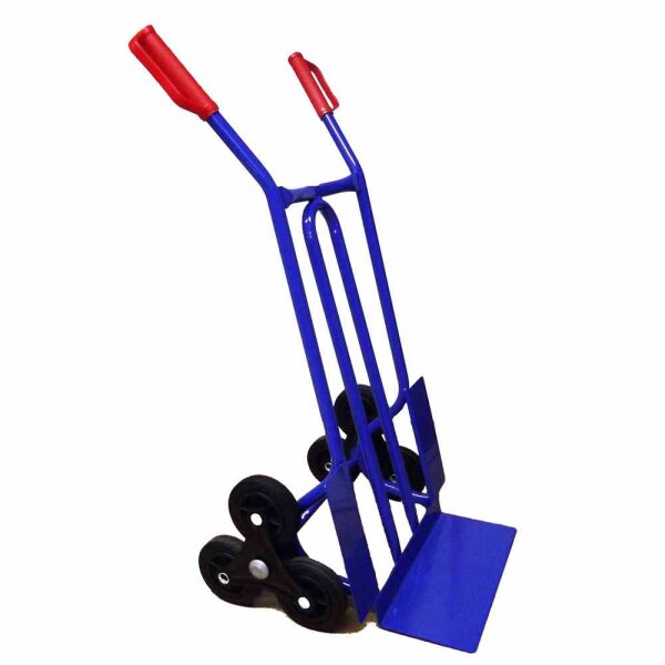 FORT Sackkarre Treppensteiger Transportkarre Stapelkarre 250kg S01HS blau