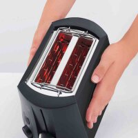 CLOER 3310 2-Sch.-Toaster 3310 sw. Function line, schwarz