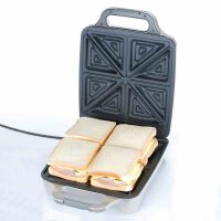 CLOER 6269 Sandwichmaker silber 6269 für 4 Sandwiches
