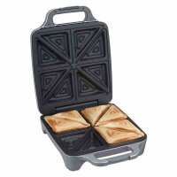 CLOER 6269 Sandwichmaker silber 6269 für 4 Sandwiches