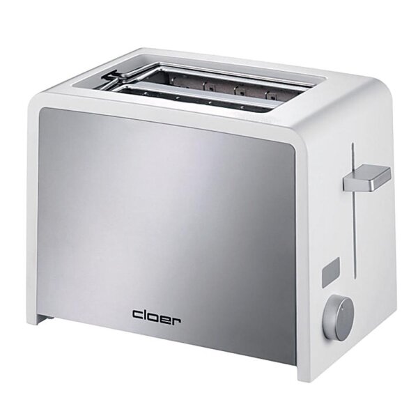 CLOER 3211 Toaster weiß/Edelst. 3211