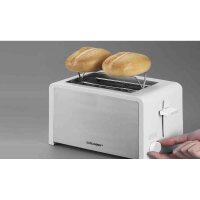 CLOER 3211 Toaster weiß/Edelst. 3211